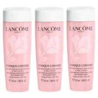 兰蔻(LANCOME)粉水小样50ml*3瓶玫瑰露轻滢柔肤爽肤水滋润