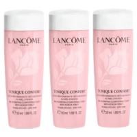 兰蔻(LANCOME)粉水小样50ml*3瓶玫瑰露轻滢柔肤爽肤水滋润