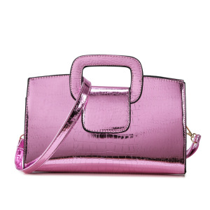 Ceba风潮女包2023夏季新款漆皮手拿包时尚压花手提斜挎单肩包