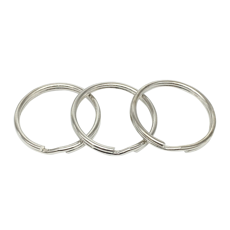 红鲸鱼 铁制镀镍钥匙环 钥匙圈(外径15mm)1个