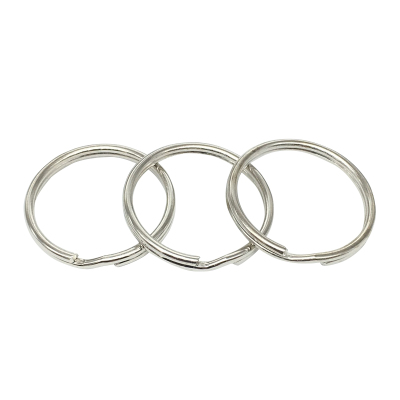 红鲸鱼 铁制镀镍钥匙环 钥匙圈(外径15mm)1个