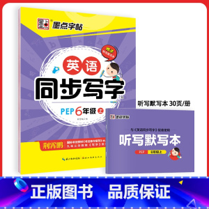 英语同步写字六年级上 [正版]四年级下册英语字帖意大利斜体三年级上册英语字母写字天天练小学生初中生练字暑假作业2023人