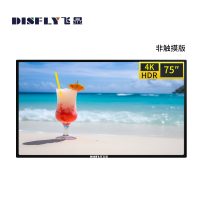 飞显 75英寸室内壁挂广告机液晶显示屏非触摸版 FX-LHD75B4 1台