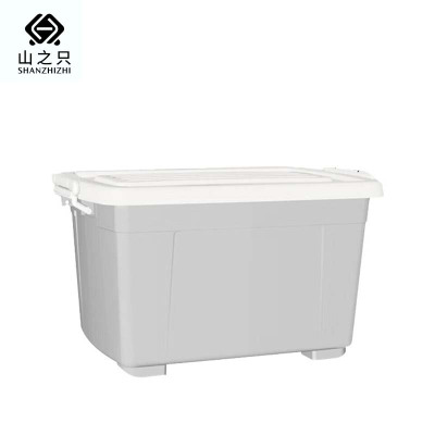 山之只 灰色收纳箱 61.5*43.5*34.5cm 个