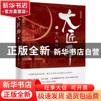 正版 大匠师:一:京门禁地 雪漫迷城 著 湖南文艺出版社 978754048