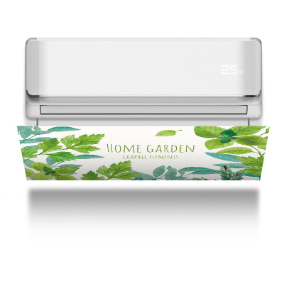 幸福派空调挡风罩月子防直吹格力布艺美的海尔空调挡风板防直吹通用挂式044-HOME花园加长款，长度约110cm