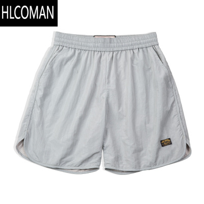 HLCOMAN工装 美式复古尼龙速干短裤薄款透气直筒运动篮球五分裤男夏