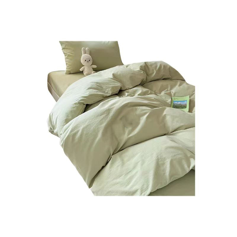 梦佳莉 全棉三件套 SY-RH06 150*220cm (适用于1.2米床 ) 套