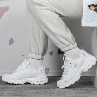 Skechers/斯凯奇女鞋新款复古厚底熊猫鞋轻质缓震运动休闲鞋11931-BBK ZP