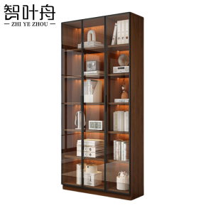 智叶舟文件资料柜三门90*32*200cm台
