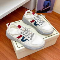 2026夏季新款韩版网面透气板鞋女学生小白鞋厚底休闲街女鞋