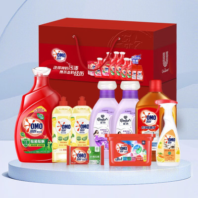 奥妙(OMO)优选清洁洗护大礼包B GU0018 礼盒装