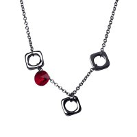 梦克拉 钨金吊坠 外方内圆