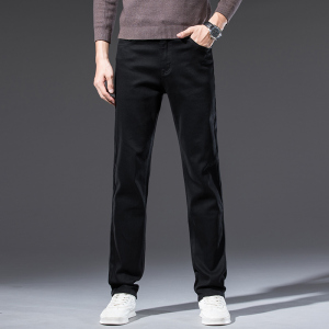 金盾(KIN DON)正品牛仔裤男秋冬款修身直筒长裤男士弹力潮流休闲裤子男