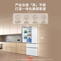 倍科(beko)425L法式四门冰箱 超薄平嵌 自由养鲜 超四星级深冷速冻 GNE0425BG