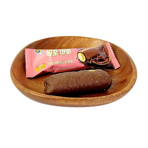 喔喔巧克力味夹心米果卷袋装188g婚庆结婚喜糖年货休闲零食品