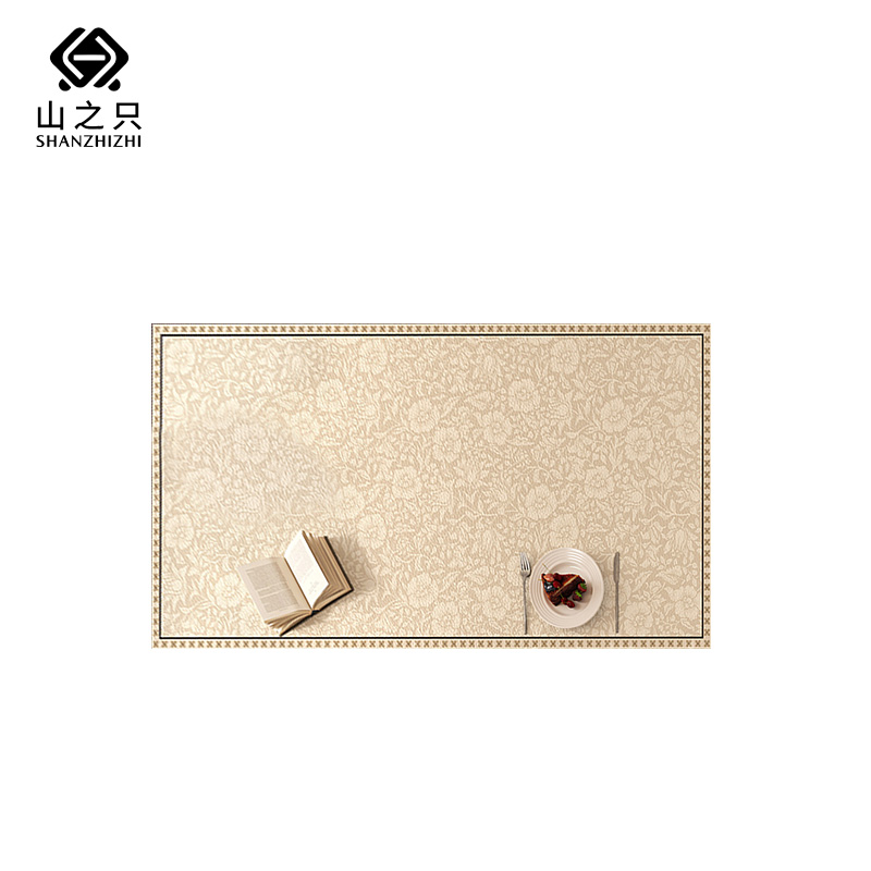 山之只 防水防油隔热复古桌垫 90*160cm 张