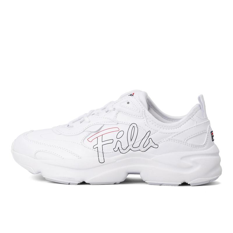 斐乐(FILA)男士轻便休闲跑步鞋YK复古风简约百搭侧标设计
