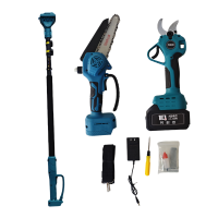 柯耐欧二合一充电式锂电无刷高枝锯高枝剪修枝剪/2米两电一充/套