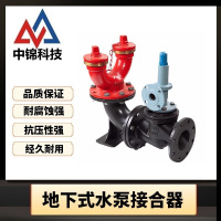 中锦科技 地下式水泵接合器 SQA100-1.6 DN100 带安全阀 台
