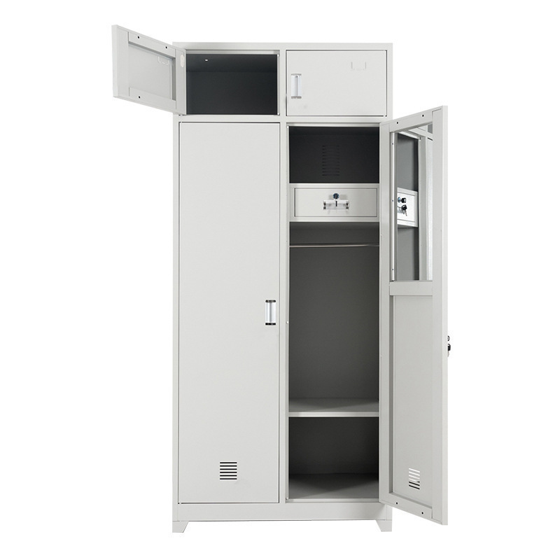 锦北 内务柜更衣柜储物柜带抽屉挂衣柜物品收纳柜 内务柜B款