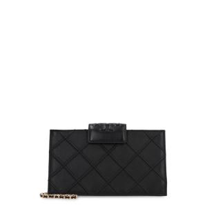 托里.伯奇(TORY BURCH)女士真皮斜挎包百搭金色五金修饰手提单肩 BLACK