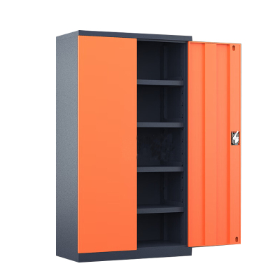 东升顺重型工具柜加厚物件工具储物柜工厂铁皮柜汽修厂零件收纳柜橘色五层