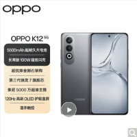OPPO K12 星夜 12GB+256GB 5G 第3代骁龙7旗舰芯 100W超级闪充 5500mAh超长续航 十面耐摔 四年流畅 AI手机