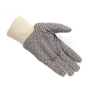 鑫永安 罗口帆布点塑手套 均码 双