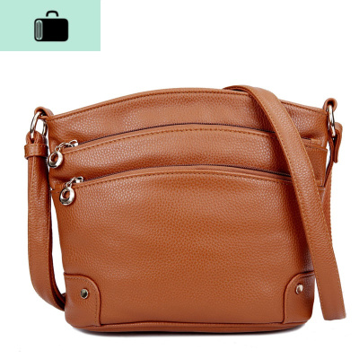 皮女包软皮斜挎包小包包多层妈妈包时尚中年老年单肩包2020新款NEW LAKE女斜挎包