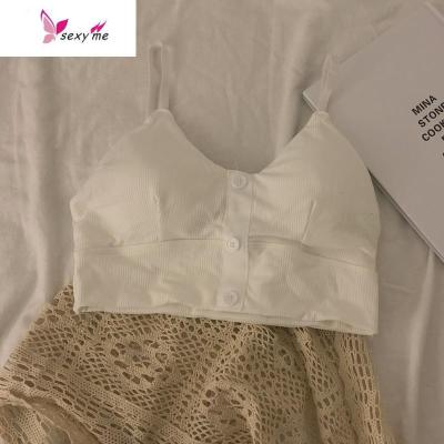 夏季2020新款韩版韩版防走光抹胸女学生裹胸吊带背心无钢圈内衣潮FISHBASKET胸罩