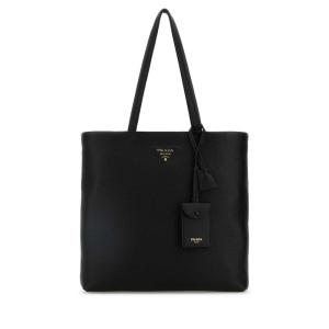 普拉达(PRADA)女士单肩包真皮手提包秋季新款百搭配饰高档优雅斜 BLACK