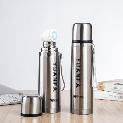 家柏饰(CORATED)1000ml大容量不锈钢保温杯学生子户外运动热水瓶男女茶水杯子