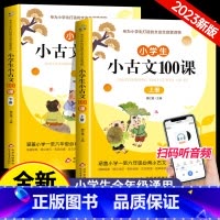 [小古文100课]全套2册 小学通用 [正版]小学生小散文100课上下册全2册小古文100篇小学生语文素养养成读本优美诗