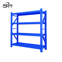 斯赞 货架置物架承重100kg/层 120*50*200cm*4层 组