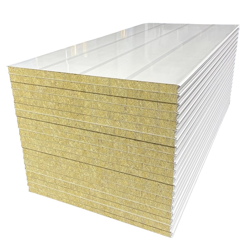 吉迎尚品 岩棉板彩钢隔墙板矿棉板 75mm厚 平方米