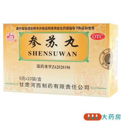 河西参苏丸10袋 恶寒发热头痛鼻塞咳嗽痰多胸闷呕逆乏力气短