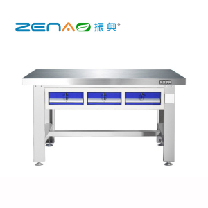振奥 重型304不锈钢工作台重型工作台桌1500*750*800平三抽