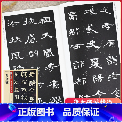 [正版] 墨点字帖 曹全碑/传世碑帖精选 初学者毛笔字帖入门练习 历代老碑帖法书选名品系列书法拓片 毛笔字帖