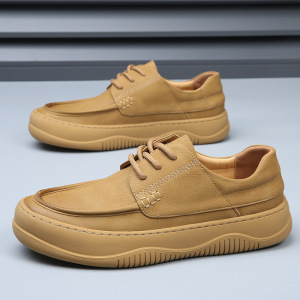 夏季镂空男鞋真皮透气复古英伦风商务休闲皮鞋男士潮流百搭洞洞鞋