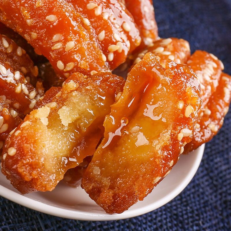 爆浆蜜三刀果子山东特产零食小吃传统糕点多规格 [蜜三刀] 5斤老味道