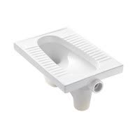 惠达HUIDA卫浴蹲便器水箱套装蹲坑带存水弯防臭弯S弯前排水洁具 防滑条纹设计 强劲大冲力 易洁釉面蹲便系列