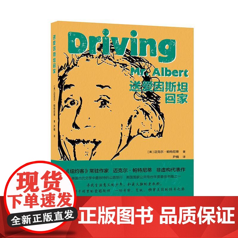 [新华]送爱因斯坦回家 (美)迈克尔•帕特尼蒂 正版书籍小说书 店 北京十月文艺出版社
