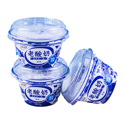 新产-伊利老酸奶碗装生牛乳6盒风味益生菌发酵乳早餐酸奶整箱