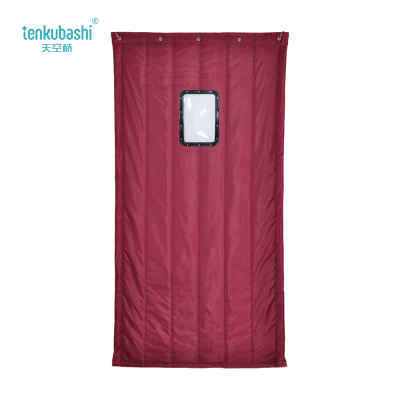 天空桥 棉门帘 MML-166酒红色30*45cm六层棉 平方米