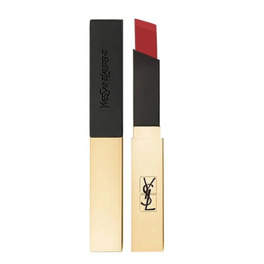 圣罗兰(YSL)新款小金条口红 哑光细管唇膏2024#狩猎焰 不易掉色气质显白不挑皮2.2g