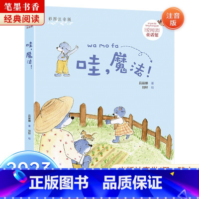 《哇,魔法!》-浙江少年儿童出版社 [正版]阅美湖湘笔墨书香经典阅读一年级的啰唆注音版亲爱的小狼大傻的新校服肖定丽神秘的