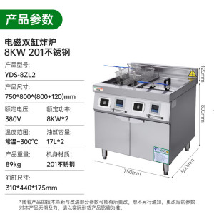 意黛斯(YIDAISI)商用智能立式单缸电炸炉