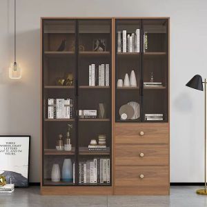 鹿凌青现代简约办公柜