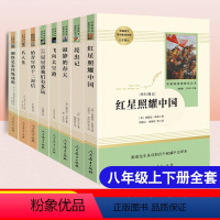 八年级上下册必读8本] 人民教育出版社 [正版]八年级上册必读名著红星照耀中国和昆虫记寂静的春天星星离我们有多远飞向太空